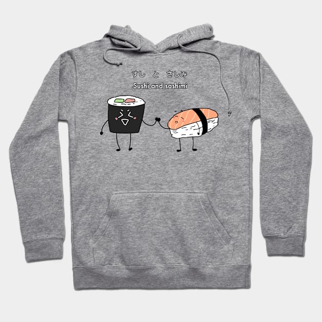 Sushi and Sashimi Hoodie by Esseme’ Art